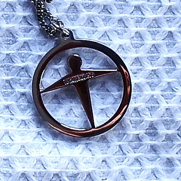 Tiffany Sterling Silver Manpower Pendant - Picture 6 of 6